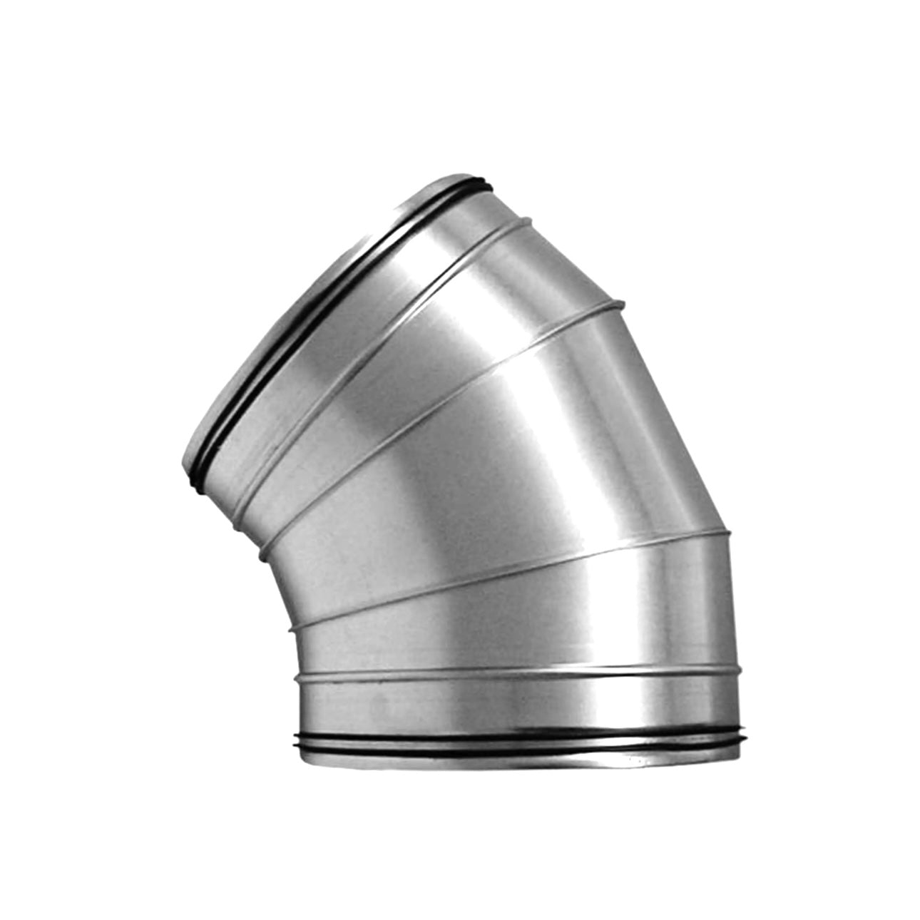 Wickelfalzrohr Bogen 45° mit Dichtung - SÜD AIR