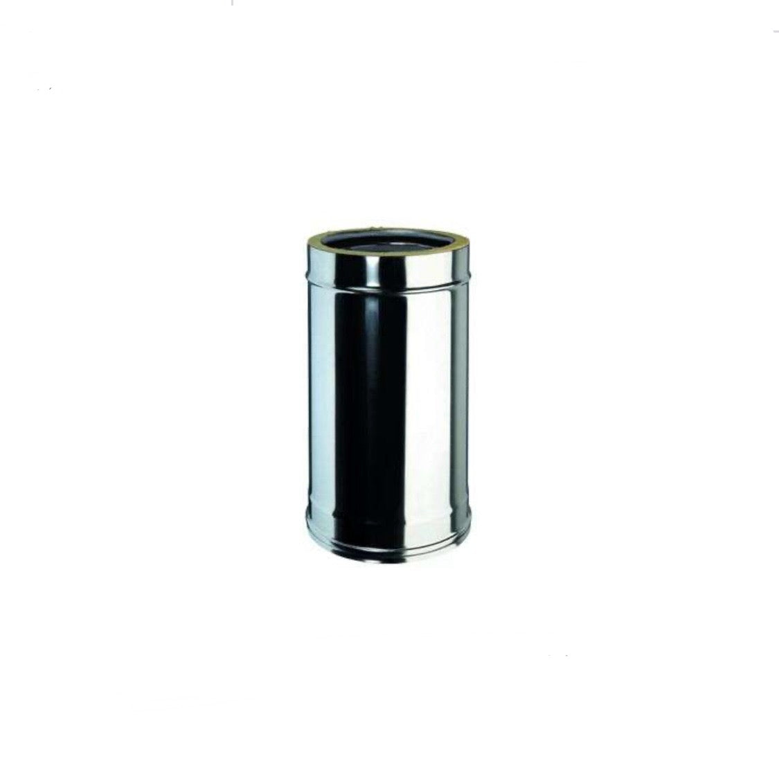 Doppelwandiges Edelstahl Rohr, Länge: 500 mm - SÜD AIR