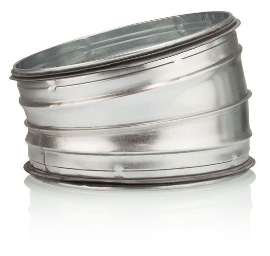 Spiral-seam pipe bend 45° with seal